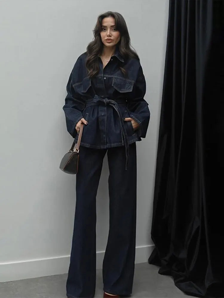Niva | Denim Bælte Sæt