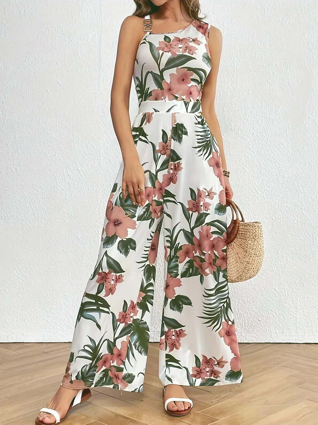 Nana™ | Blomsterprint Buksedragt