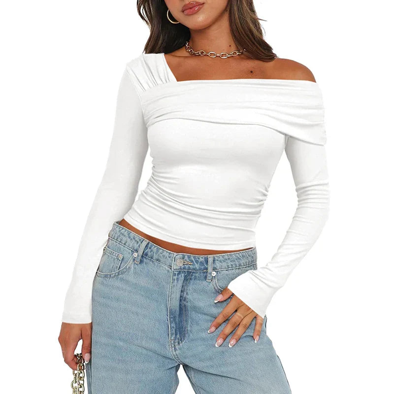 Megan™ | Chic Langærmet T-Shirt