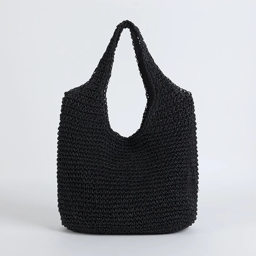 ASHLEY™ | Chic Rattan Skuldertaske