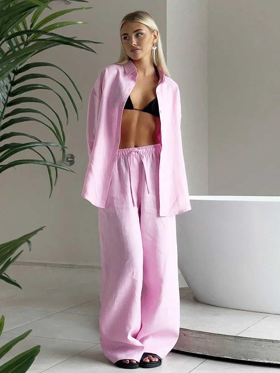 Elaine | Luftigt Loungewear-sæt med Løs Pasform