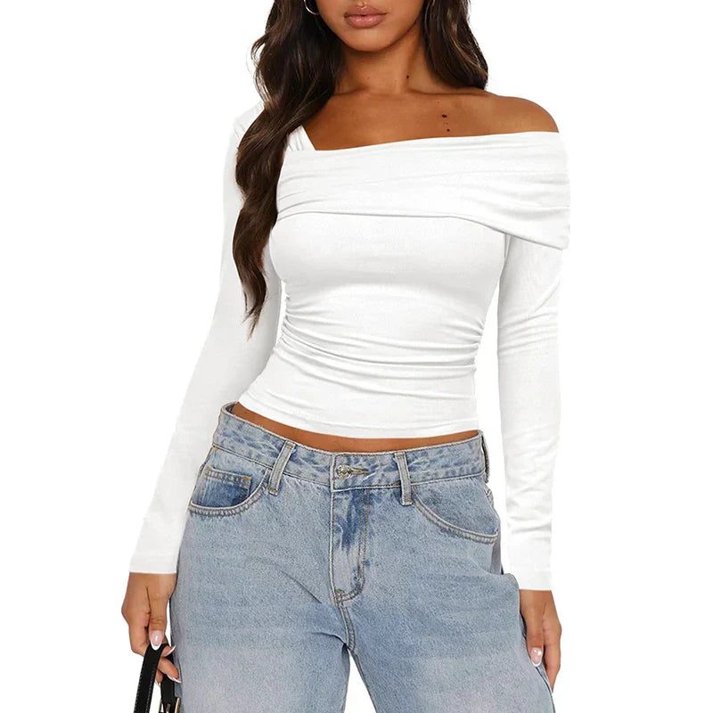Megan™ | Chic Langærmet T-Shirt