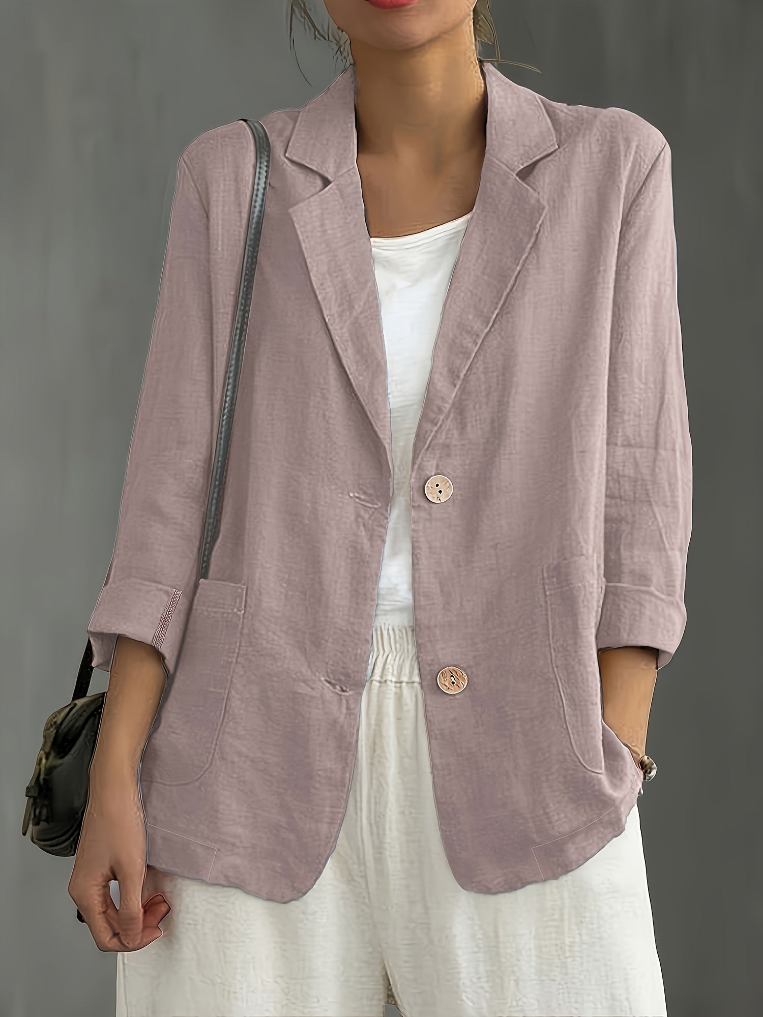 Clara™ | Elegant bomulds-skjorte med lomme
