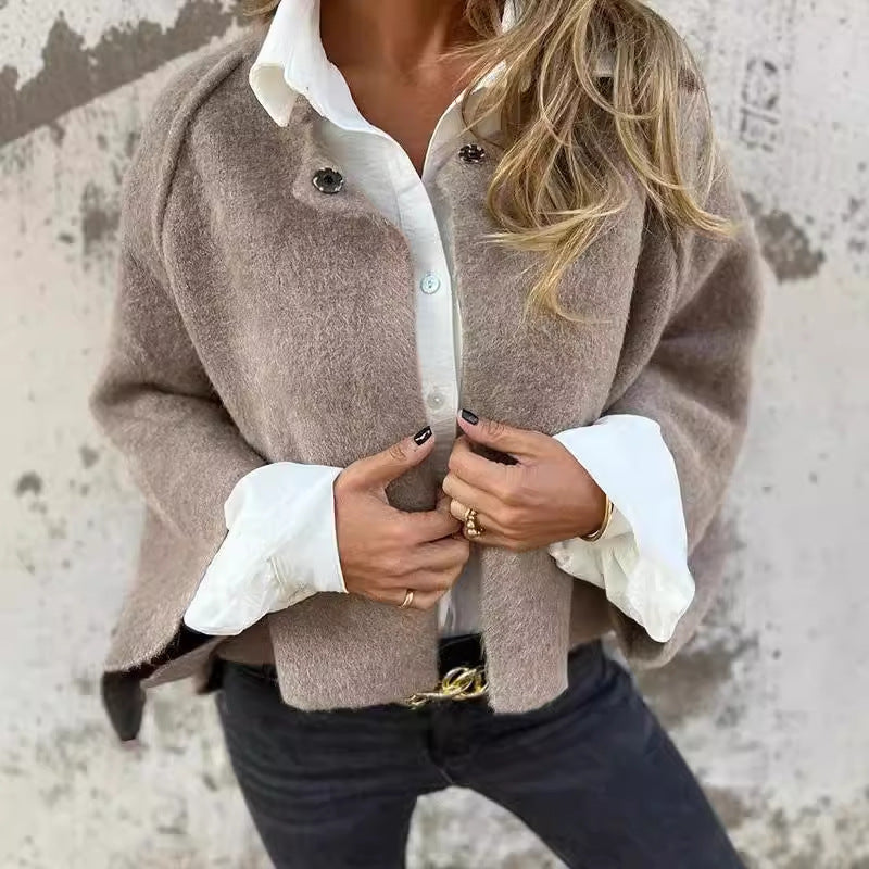 MARTINE™ | uldmix jakke-cardigan