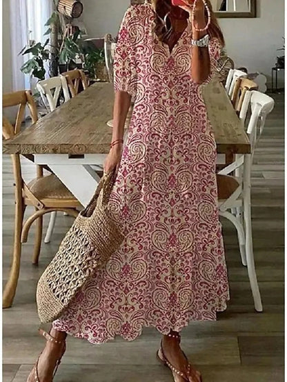 Stine | Boho-inspireret A-linje Kjole